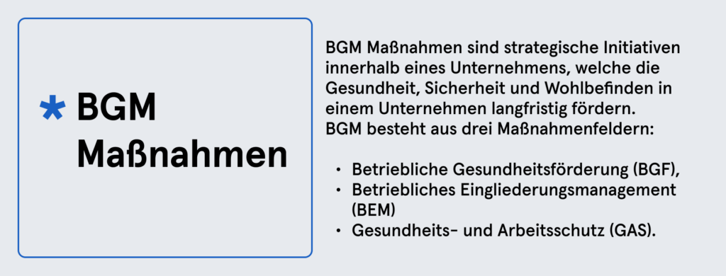 Infobox: BGM Maßnahmen Definition